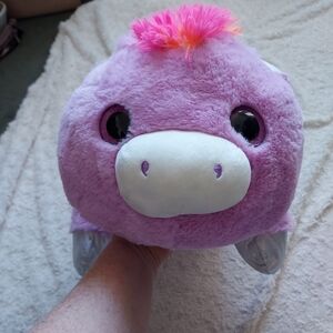 Super soft large Lavender purple Unicorn plush by Kellytoy Whimsy Rainbow